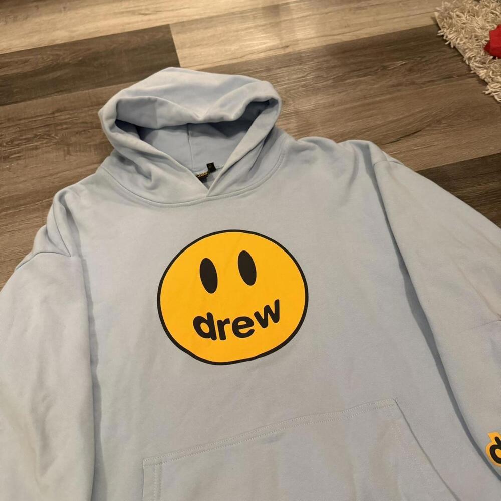 drew house blue hoodie baby blue M